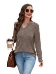 Sampeel Women’s Plus Size Long Sleeve Tops