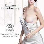 4 Pairs Reusable Silicone Nipple Covers for Women