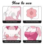 4 Pairs Reusable Silicone Nipple Covers for Women