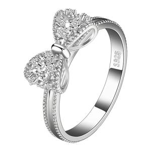 Trendy 925 Sterling Silver Flower Ring for Her