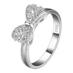 Trendy 925 Sterling Silver Flower Ring for Her