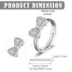 Trendy 925 Sterling Silver Flower Ring for Her