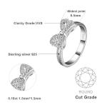 Trendy 925 Sterling Silver Flower Ring for Her
