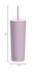 Lavender Mist Insulated Tumbler for Coffee
