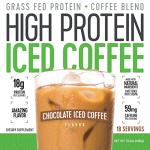 Keto-Friendly Chocolate Iced Protein Coffee Powder