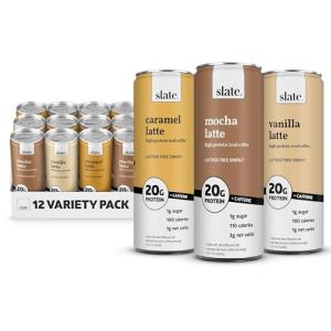 Slate Milk Protein Iced Coffee Variety Pack