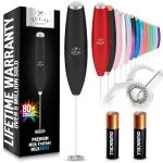 Zulay Kitchen Electric Milk Frother - Black