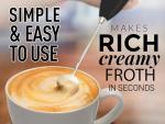 Zulay Kitchen Electric Milk Frother - Black