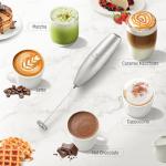 Zulay Handheld Milk Frother with Titanium Motor
