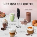 Zulay Kitchen Milk Frother Wand with Batteries