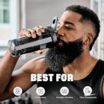 BlenderBottle Pro Series Shaker Bottle, 24-Oz, Black