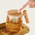 Electric Self-Stirring Coffee Mug with Lid