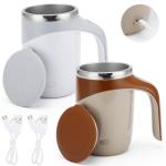 Self-Stirring Coffee Mug Combo - 2 Pack