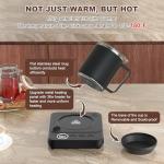 Electric Coffee Mug Warmer and 16oz Mug Set