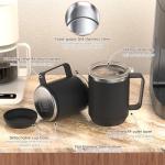 Electric Coffee Mug Warmer and 16oz Mug Set
