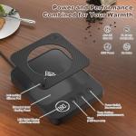 Electric Coffee Mug Warmer and 16oz Mug Set