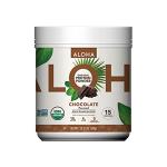 ALOHA Organic Chocolate Protein Coffee Powder, 15 Servings
