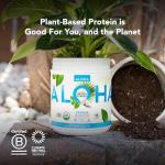 ALOHA Organic Chocolate Protein Coffee Powder, 15 Servings