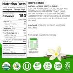 Orgain Organic Vegan Protein Powder, Vanilla, 20g