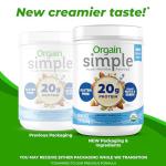 Orgain Organic Vegan Protein Powder, Vanilla, 20g