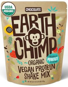 EarthChimp Organic Chocolate Protein Coffee Powder