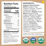 EarthChimp Vanilla Organic Vegan Protein Coffee Powder