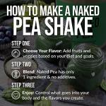 NAKED Pea Protein Powder - Unflavored Vegan, 5LB