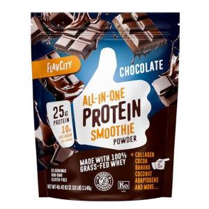 FlavCity Grass Fed Whey Chocolate Protein Powder
