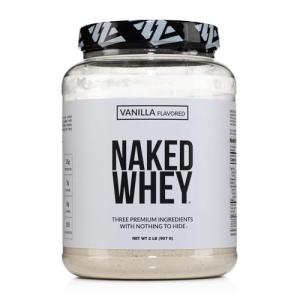 NAKED Whey Vanilla Protein Powder – 3 Simple Ingredients