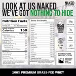 NAKED Whey Vanilla Protein Powder – 3 Simple Ingredients