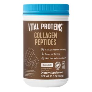 Chocolate Collagen Peptides Powder for Healthy Hair, Skin