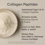 Hydrolyzed Collagen Peptides Protein Powder Supplement