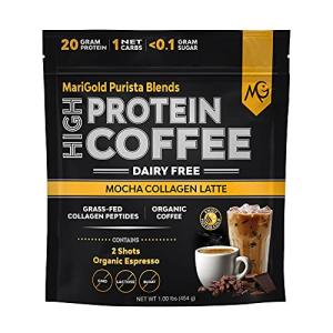 High Protein Mocha Collagen Coffee, Dairy Free