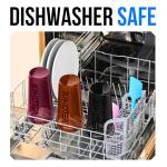 Velomix Protein Shaker Bottle 6-Pack - Earth Tones