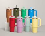 Lilac 30 oz Protein Coffee Tumbler with Straw