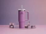 Lilac 30 oz Protein Coffee Tumbler with Straw