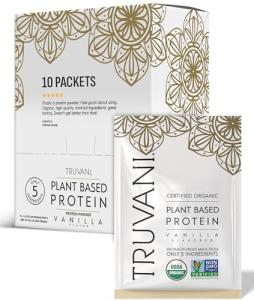 Truvani Vanilla Vegan Protein Coffee Powder Packets
