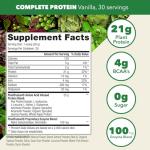 PlantFusion Vegan Protein Powder Sampler - Vanilla 4 Pack