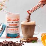 Collagen Protein Coffee Powder for Energy and Focus