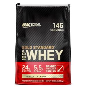 Optimum Nutrition Vanilla Ice Cream Protein Powder 10lb