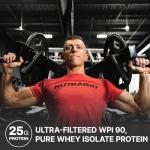 NutraBio Whey Protein Isolate, Alpine Vanilla, 5 Lbs