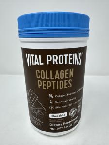 Chocolate Collagen Peptides Powder for Healthy Hair, Skin