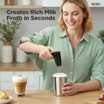Single Serve Coffee Maker with Milk Frother