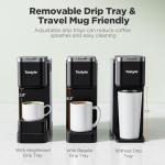 Single Serve Coffee Maker with Milk Frother