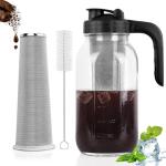 64 Oz Cold Brew Coffee Maker with Stainless Steel Filter