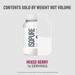 Isopure Mixed Berry Protein Coffee Powder, 20g Protein