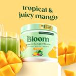 Bloom Nutrition Mango Superfood Greens Powder 30 Servings