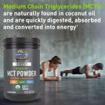 Keto Organic MCT Powder with Probiotics, 30 Servings