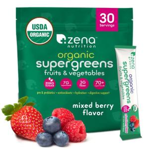 Zena Nutrition Organic Super Greens Powder