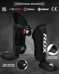 RDX Premium Maya Leather Shin Guards for Krav Maga